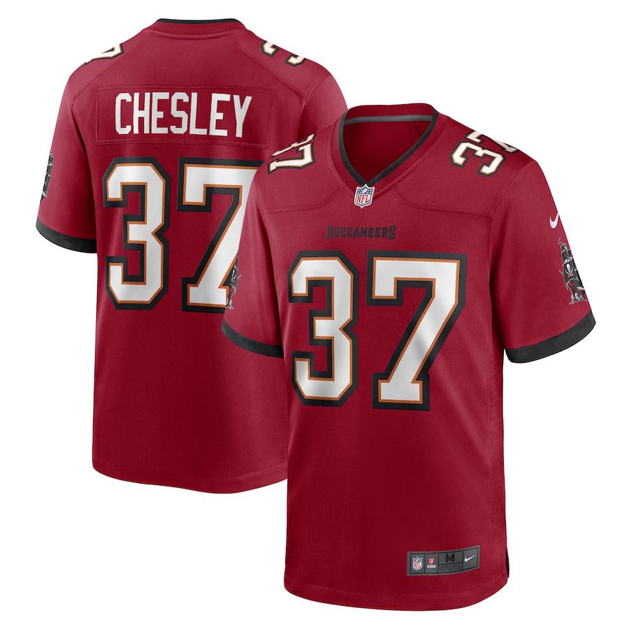 Men Tampa Bay Buccaneers 37 Anthony Chesley Nike Red Game Player NFL Jersey